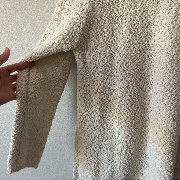 Knox Rose popcorn cream sweater v neck boho - Picture 7 of 7